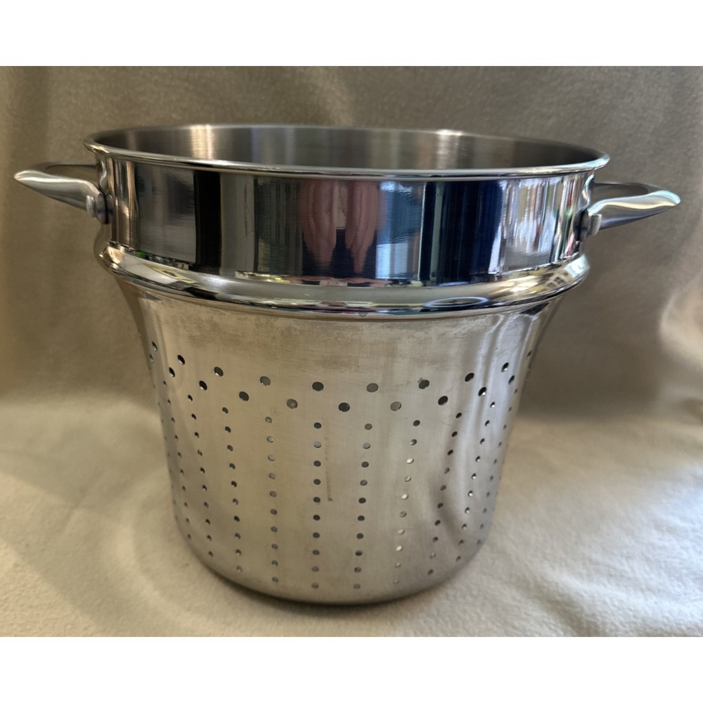Calphalon Stainless Steel Strainer Collander Insert for 8qt Calphalon pot 9 x 14